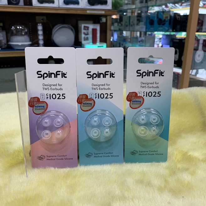 SpinFit CP1025 TWS 耳機專用 醫療級矽膠 耳塞, M/ML