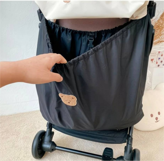 유모차수납가방 정리가방 유모차 가방 아기용품 보관용 오가나이저 블랙