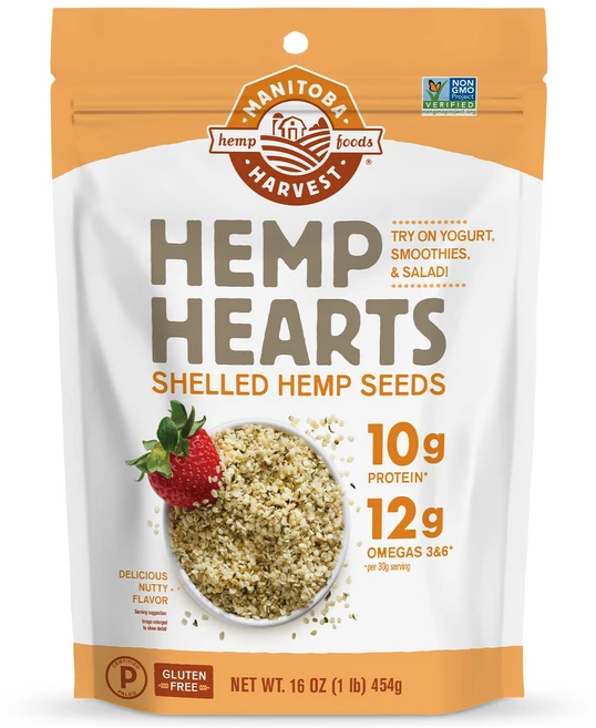 마니토바 하베스트 유기농 햄프씨드 510g organic, 1개, 454g - 쿠팡