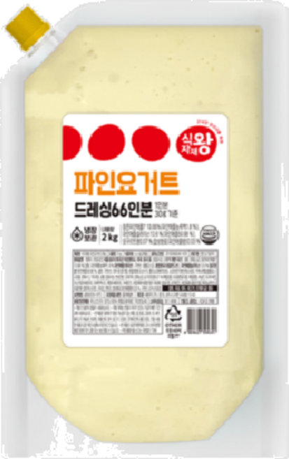 식자재왕 파인요거트드레싱 2kg, 1개
