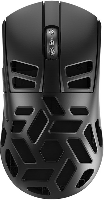 DAREU 55g 초경량 4Khz 삼중 모드 무선 게이밍 마우스 마그네슘 알루미늄 합금 26000 DPI A950 Pro, Black