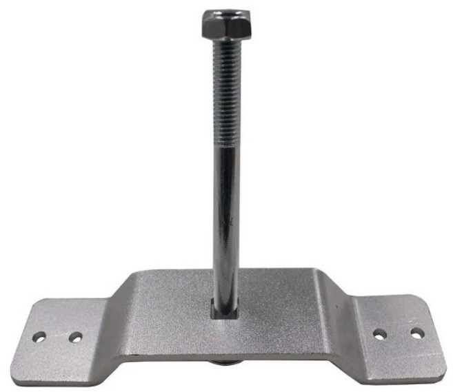 유틸리티 카고 트레일러 밀폐형 스페어 타이어 캐리어 홀더 마운트 휠 브래킷 벽에 직접 장착, 1개, 01 CHINA