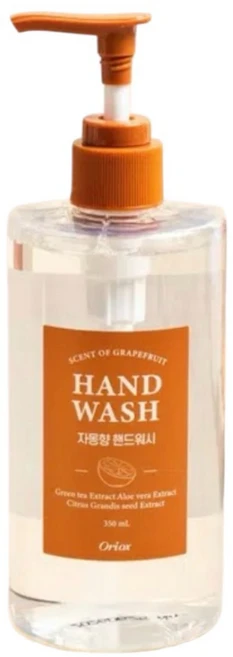 오릭스 퍼퓸 핸드워시 자몽 향, 4개, 350ml - 쿠팡