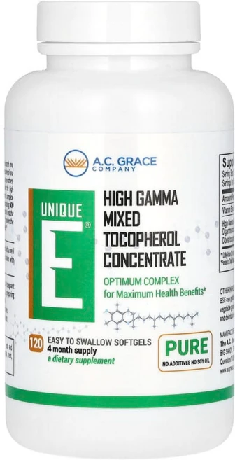 AC그레이스컴퍼니 Unique E 소프트젤 120정, 1개 - 쿠팡