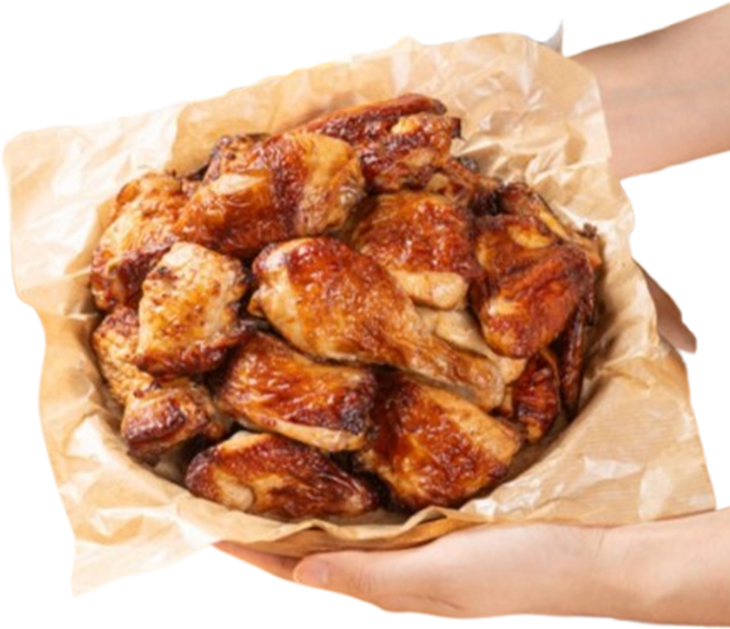 [아맛나매점] 국내산 냉장 닭으로 만든 에어프라이어용 치킨 (염지한 생닭) / (간장맛), 2개, 1kg