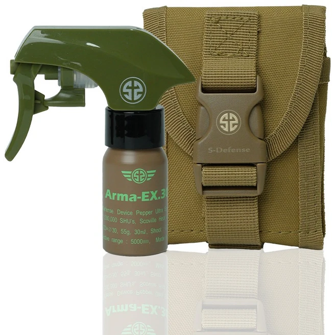 2026년신제품 에스디펜스 Arma-EX3.0 호신용 스프레이 텍티컬카키, 1개 - 쿠팡