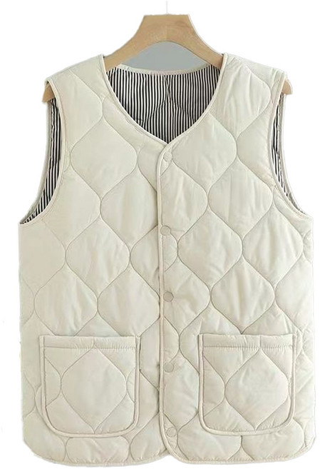 빅 사이즈 여성용 퀄팅 경량 패딩조끼 Women's vest