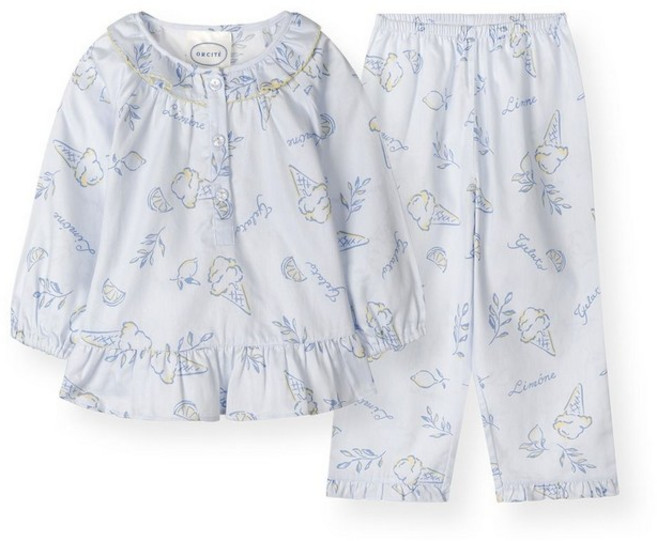 [백화점 정품] 오르시떼 여아동 F103 레몬젤라또 긴소매 상하 OR25SGGAF103