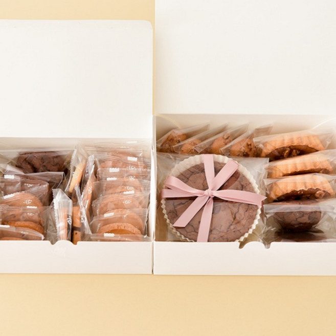 (달콤베이커리) 마음담은선물(브라우니/미니카라멜 호두타르트/피칸 로그/초코칩/세인트 농 샤블레/크렌베리 쿠키/쇼콜라롤 쿠키), 1개, 1g