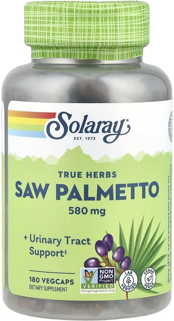 몸관리하세요 겨울입니다 Solaray True Herbs 쏘팔메토 580mg 베지 캡슐 180정 특별관리진행, SolarayTrueHerbs쏘팔메토580mg베지캡슐1, 1개 - 쿠팡