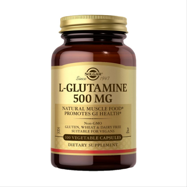 솔가 글루타민 L 글루타민 500mg 100캡슐 x 1통 L-Glutamine, 100정, 1개