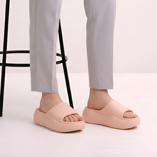 마니모아 발편한 푹신 쿠션 통굽 실내화