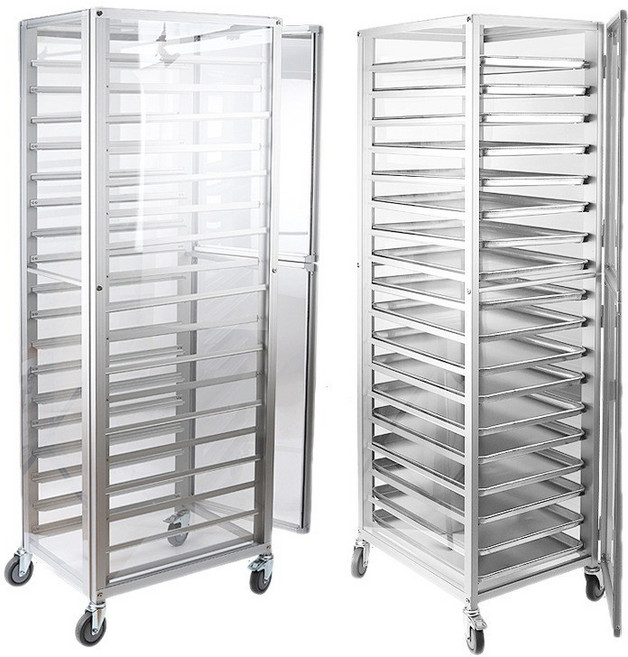 베이킹랙 15단 알루미늄 제과 트레이 거치대 업소용 주방 선반 카트, 1개