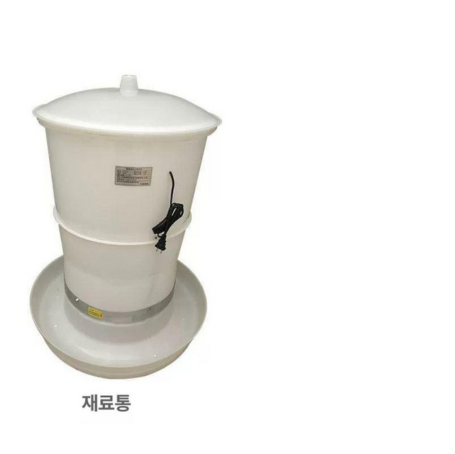 닭 모이 급여기 상품 사료통 모이통 양계장 공급기 물통, 1개, 60kg 단일 급이기 타이머 미포함, 1L
