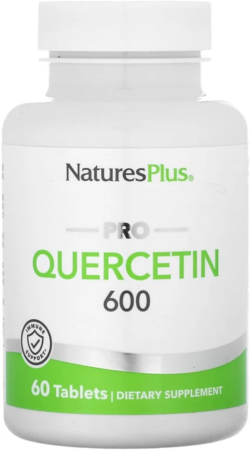 NaturesPlus 프로 퀘르세틴 600 600mg 60정, NaturesPlus프로퀘르세틴600600mg60정, 1개 - 쿠팡