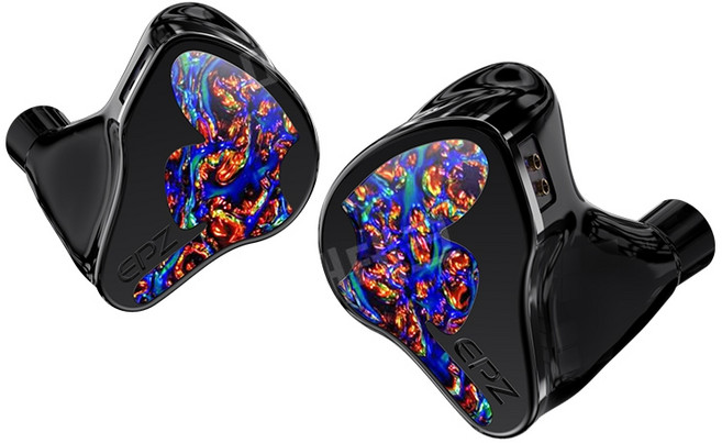 EPZ K9 9드라이버 유선 이어폰 전원 어댑터 내장 인이어 높은 비용 효율성 맞춤형 디자인, 블랙 스탠다드