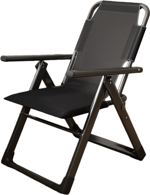 可躺式休閒躺椅, 粗方管 裸椅 【9擋調節】