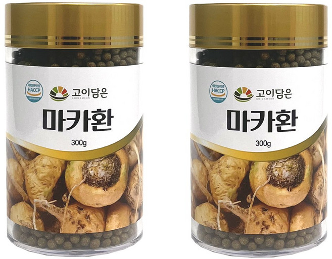 고이담은 마카환 300gX2병/건강환/페루마카/영양제, 300g, 2개