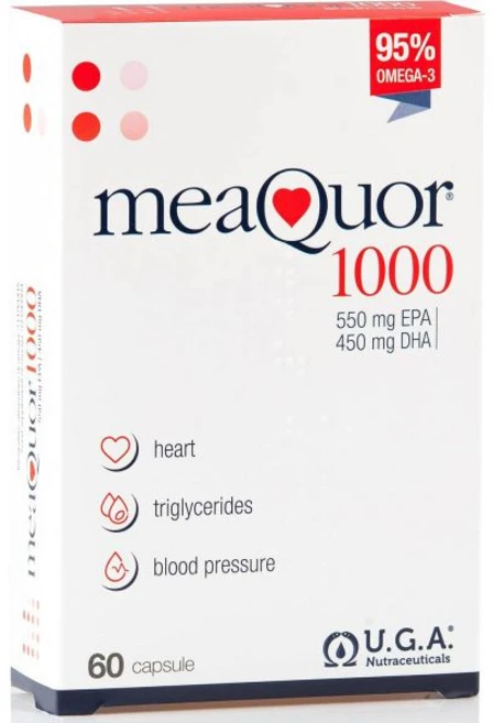 오메가3 두뇌 MEAQUOR 1000– 60캡슐 – 캡슐당 EPA DHA 1000mg 5성급 FOS 인증 획득, 오메가3 두뇌 MEAQUOR 1000– 60캡슐 – 캡, 1개 - 쿠팡