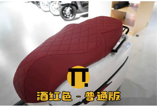 니키300 호환 시트 낮은 프론트 리어 일반 버전 레귤러 쿠션 레드, 일반판, 좌석판 앞방석, 1개