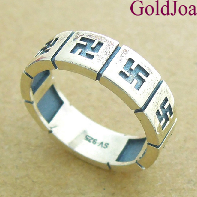 남여공용 만자 유화 통반지 실버반지 (23175r) 선물인기