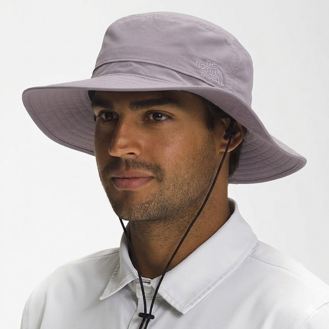 노스페이스 호라이즌 브리머 남성용 등산모자 라이트그레이, 그레이