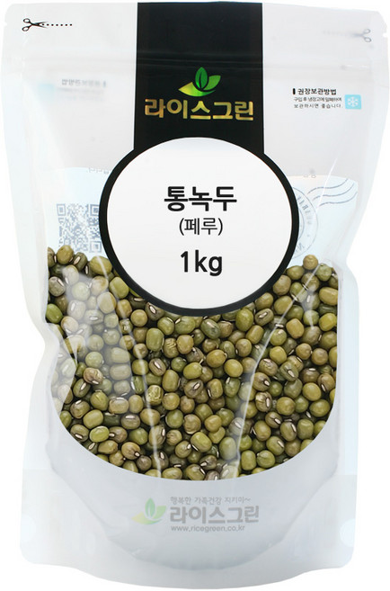 라이스그린 통녹두 1kg 수입 2025년, 1개