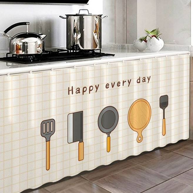 가림천 싱크대 신발장 커튼 가리개천 포스터 일식집