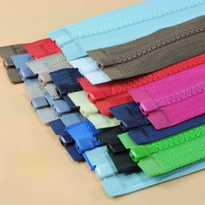 수선용 지퍼 단면 양면 악세사리 수리 자크 점퍼 5호, 1개, 블랙 사이즈 8 양면 80cm