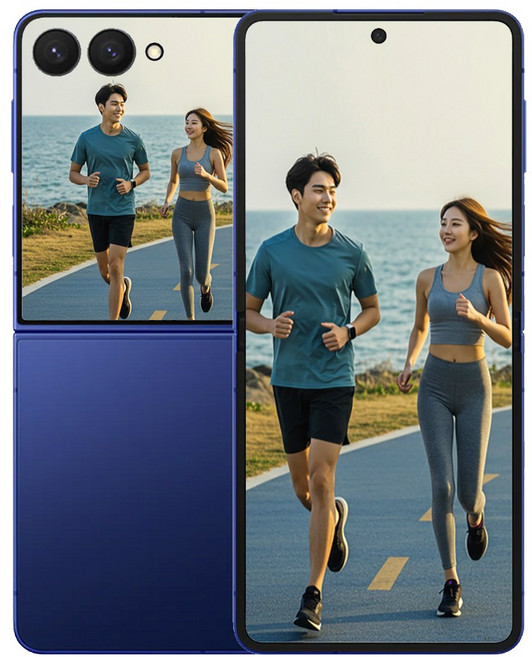 삼성전자 갤럭시 Z 플립 7, 512GB, 블루