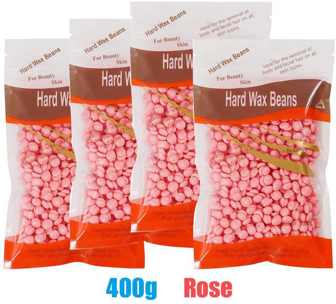 왁스 녹는 기계 가열 냄비 제모 콩 스파 바디 제모기 여행 스파용 파라핀, 13. 400g-Rose, 1개