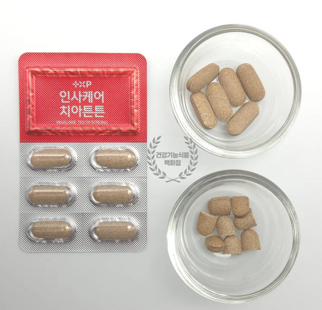 치아 잇몸 구강 건강엔 칼슘 프로폴리스 비타민C 인사케어 치아튼튼 60정 1개, 1박스