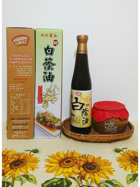 成功醬油 白蔭油, 1個