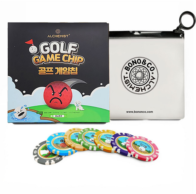 보노앤코 알키미스트 골프게임칩, 7p, 1개