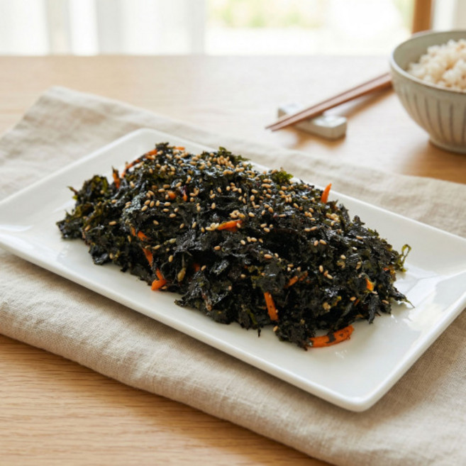 [호진이네] 수제반찬 파래무침 파래김무침 김무침500g~3kg, 6개, 500g