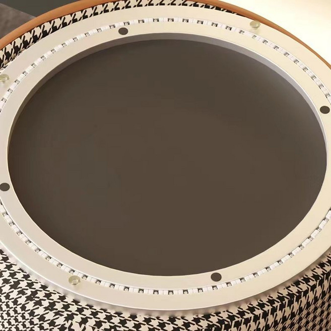 北歐輕奢化妝凳 傢用小戶帶靠背靜音旋轉 簡約美甲矮圓凳子, 梳妝凳轉盤,升級加厚防劃底角款, 1個