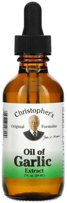 Christopher's Original Formulas 오일 오브 갈릭 엑스트랙트 2 액량 온스 (59 밀리리터), Christopher'sOriginalFormulas, 1개, 59ml - 쿠팡