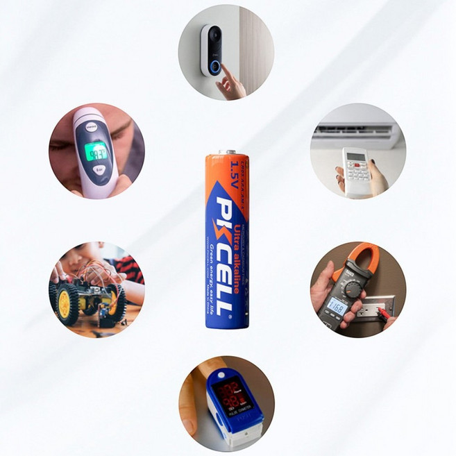 오래가는 프리미엄 알카라인 건전지 AAA 2개입 배터리, 1개