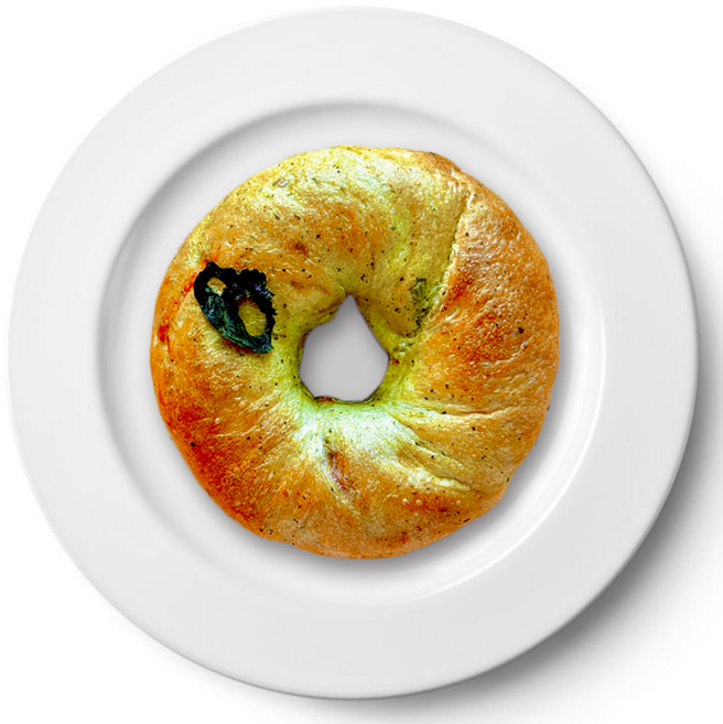 너구리베이글 저온숙성 탕종 생바질토마토치즈베이글 5+1개입, 1개, 600g