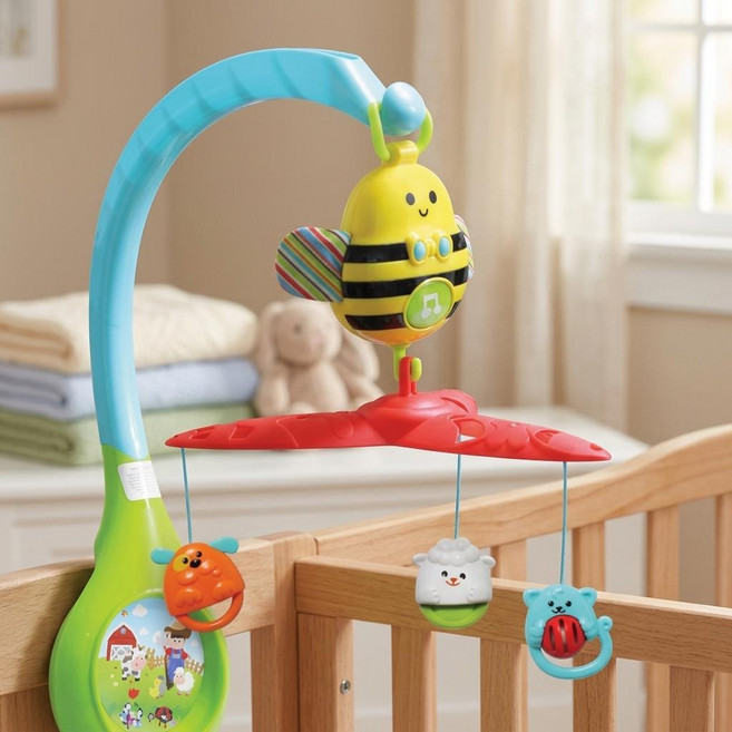 전동모빌 모빌 아기모빌 침대모빌 회전모빌 신생아모빌, 1개, 상세페이지 참조