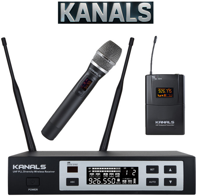 카날스 1채널 무선마이크 고급형 BK-901N 행사용 무대공연 방송용 행사 보컬, 헤드