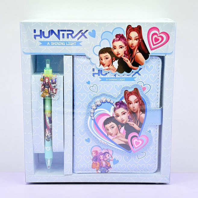 문구보따리 케데헌 다이어리 수첩 케이팝 데몬헌터스 다꾸, 1개, 케데헌_스카이블루