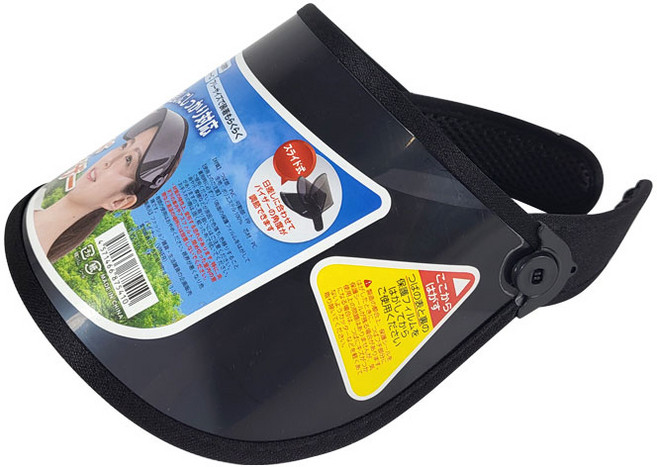 UV 차단 와이드 선바이저 썬캡 야외 농사 작업 캠핑 햇빛 차단 가리대 모자 여성 남성 공용 각도 조절 용