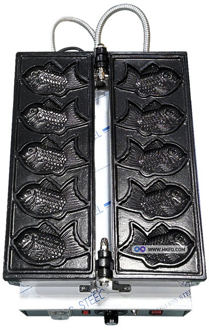 대여 5일 렌탈 국산 태양산업 정품 전기식 업소용 붕어빵기계 잉어빵기계 호두과자기계 행사용, 붕어빵기계 5구