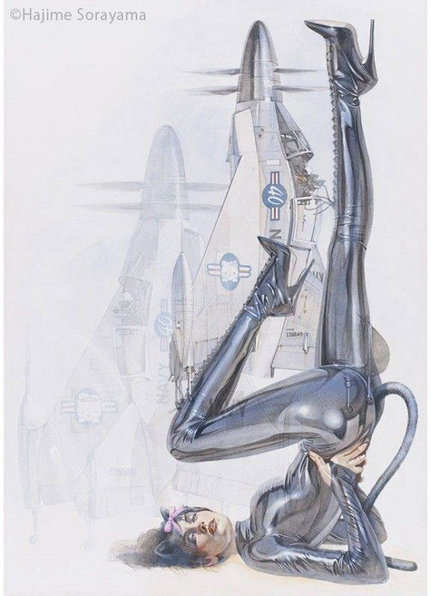 空山基 週年 貓女 版畫