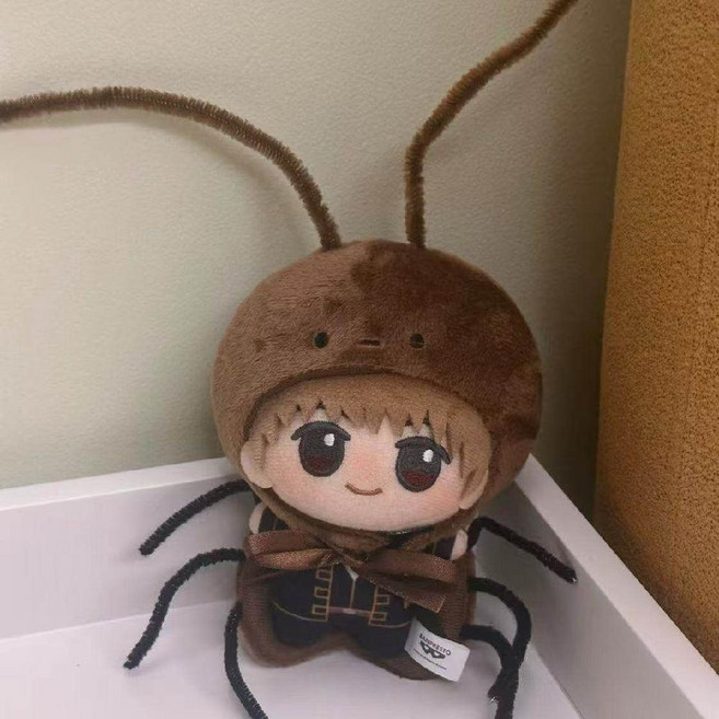 10cm 인형 13cm 외계 아이돌 솜인형옷 귀여운 자조곰 솜인형 고양이 모자 인형옷 솜깅이, 바퀴벌레 아기 옷 + 헤드기어