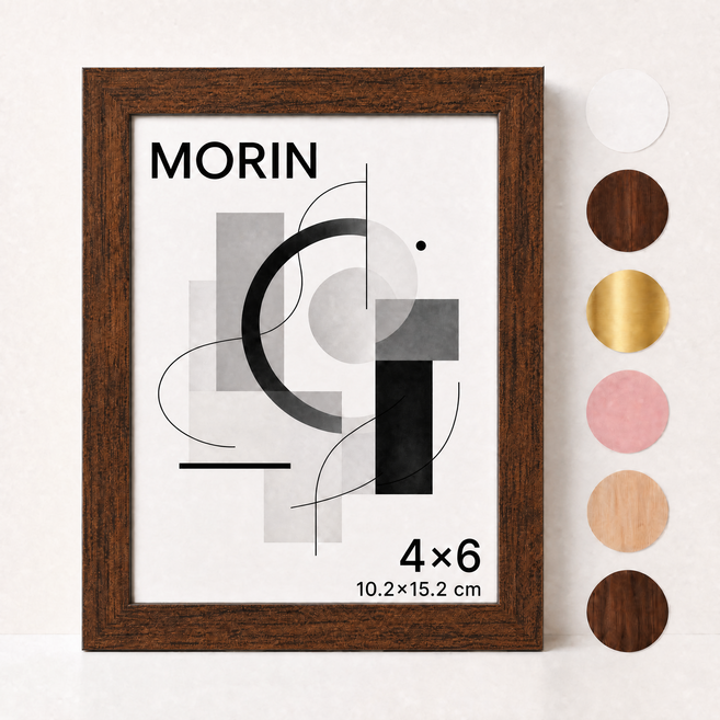 MORIN PVC 프레임 홈 인테리어 액자 고급 액자, 1개, 복고 스타일