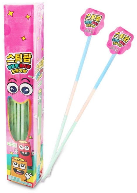 [G2L] 스틱팝 12gx30개x1통 토이 막대 가루 사탕 캔디 어린이 단체 대용량 간식 파티, 1개