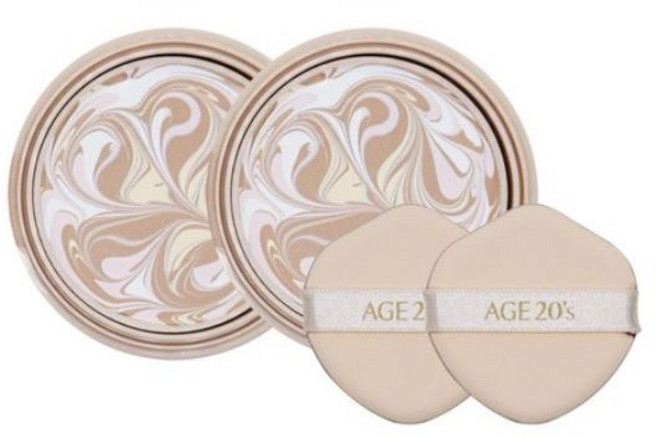 에이지투에니스 시그니처 에센스 커버 팩트 리필 14g 2P, 모이스처 23호, 1개