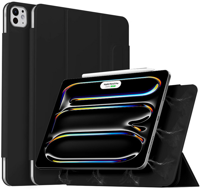 니하 아이패드 폴리오 케이스, 블랙